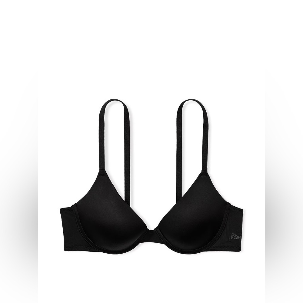 NWT VS PINK
WEAR EVERYWHERE PUSH-UP BRA Black 34D